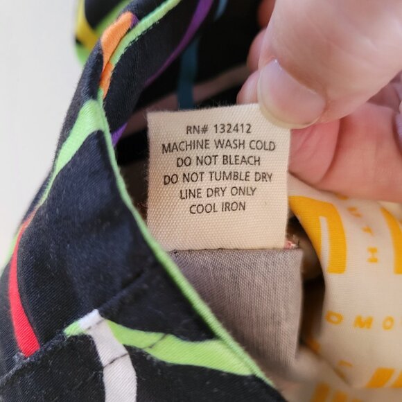 Loudmouth Golf Shorts Bermuda Womens Size 10 Colorful Squiggle Pattern Abstract - Picture 7 of 11